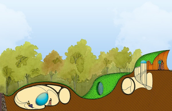 Độc đáo ngôi nhà 'giấu mình' dưới lòng đất ảnh 11