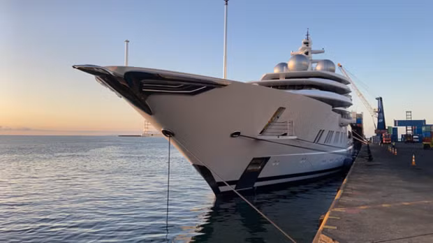 Du thuyền Amadea của ông Suleiman Kerimov. Ảnh: Bộ Tư pháp Mỹ