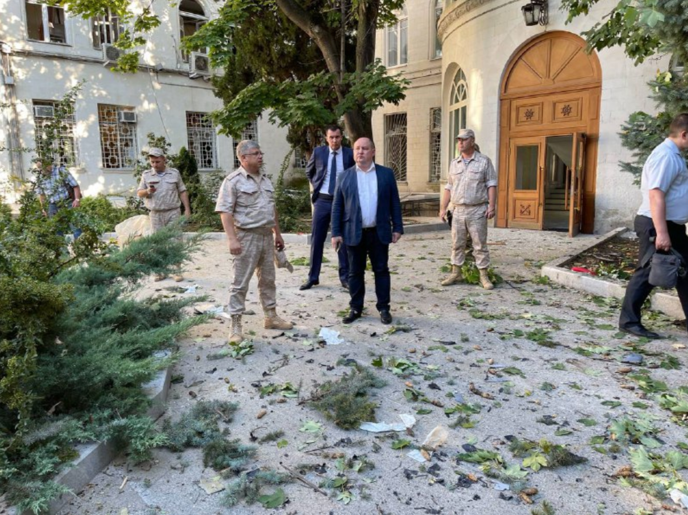 Hiện trường vụ tấn công. Ảnh: Sputnik Hiện trường vụ tấn công. Ảnh: Sputnik