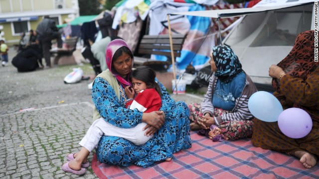 Nhiều gia đình tị nạn mà không có người đàn ông trụ cột gia đình 