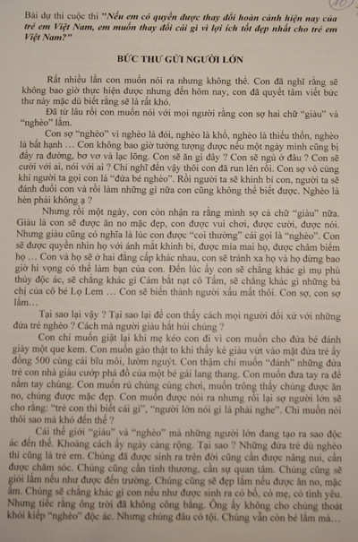 Nhiều suy nghĩ, ý tưởng được Vương Cường thể hiện trong khuôn khổ 1000 chữ