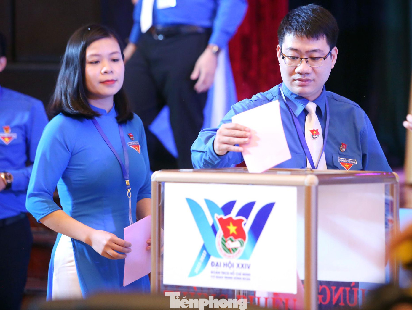 Các đại biểu đã thực hiện bỏ phiếu bầu tại Đại hội. Ảnh: Duy Phạm Các đại biểu đã thực hiện bỏ phiếu bầu tại Đại hội. Ảnh: Duy Phạm