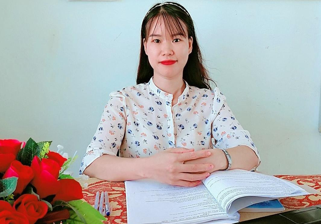 Giáo viên Nguyễn Thị Liên (Trường THCS Quảng Thanh, huyện Quảng Trạch, Quảng Bình) đoạt giải Nhất tuần 4 cuộc thi. Ảnh: NVCC/BTC