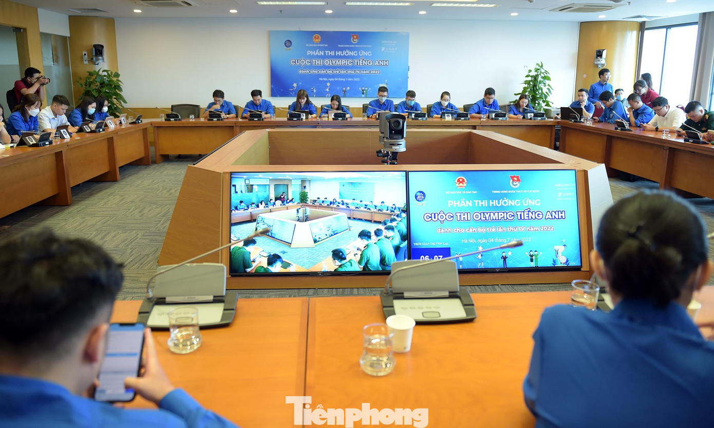 Phần thi hưởng ứng cuộc thi. Ảnh: Xuân Tùng