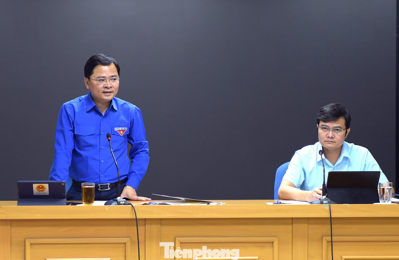 Anh Nguyễn Anh Tuấn phát biểu tại hội nghị. Ảnh: Xuân Tùng Anh Nguyễn Anh Tuấn phát biểu tại hội nghị. Ảnh: Xuân Tùng