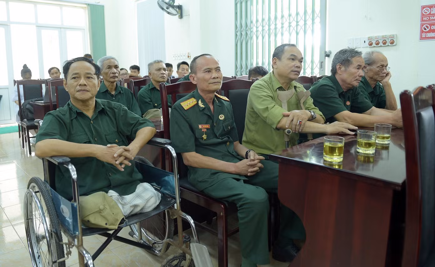 Thương binh và người có công đang được chăm sóc tại Trung tâm. Ảnh: Xuân Tùng Thương binh và người có công đang được chăm sóc tại Trung tâm. Ảnh: Xuân Tùng