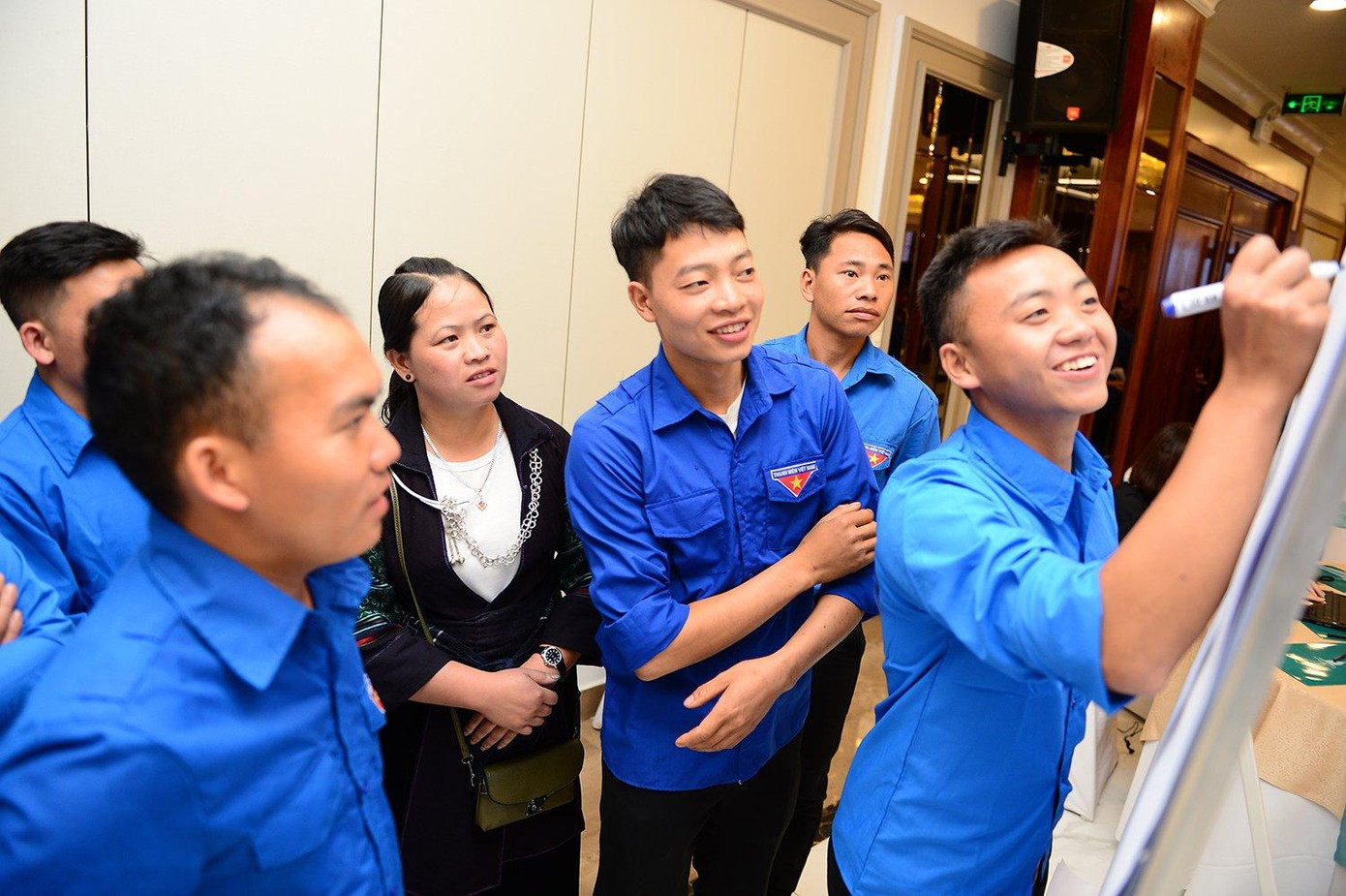 Các bạn trẻ tham gia hội nghị tập huấn. Ảnh: DT