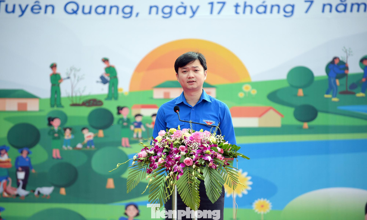 Anh Nguyễn Minh Triết phát biểu tại chương trình. Ảnh: Xuân Tùng