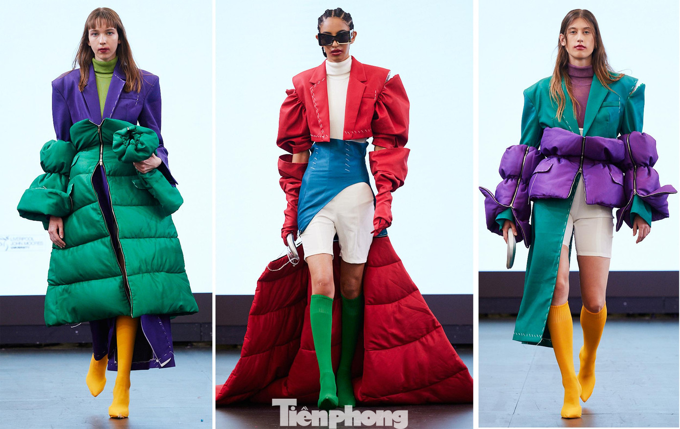 Bộ sưu tập Xuân Tùng trình diễn trong tuần lễ thời trang tốt nghiệp tại Anh. Ảnh: CTV Bộ sưu tập Xuân Tùng trình diễn trong tuần lễ thời trang tốt nghiệp tại Anh. Ảnh: CTV