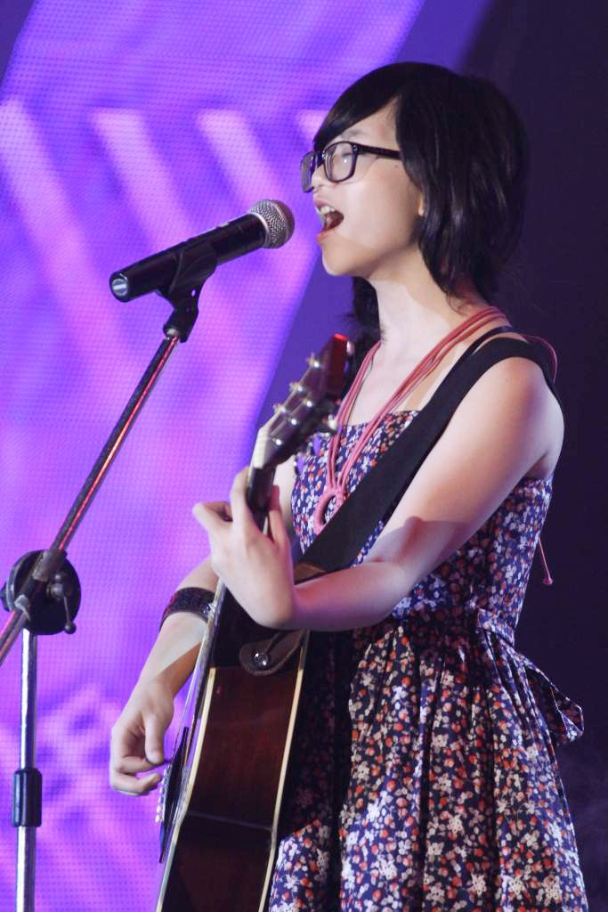 My Anh có tài năng còn bộ phận âm thanh của Tìm kiếm tài năng thì không? Ảnh: V.G.T