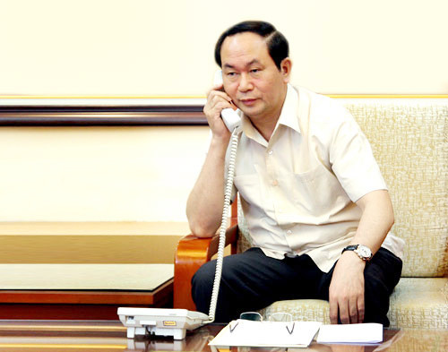 Bộ trưởng Trần Đại Quang điện đàm với Bộ trưởng Công an Trung Quốc ảnh 1