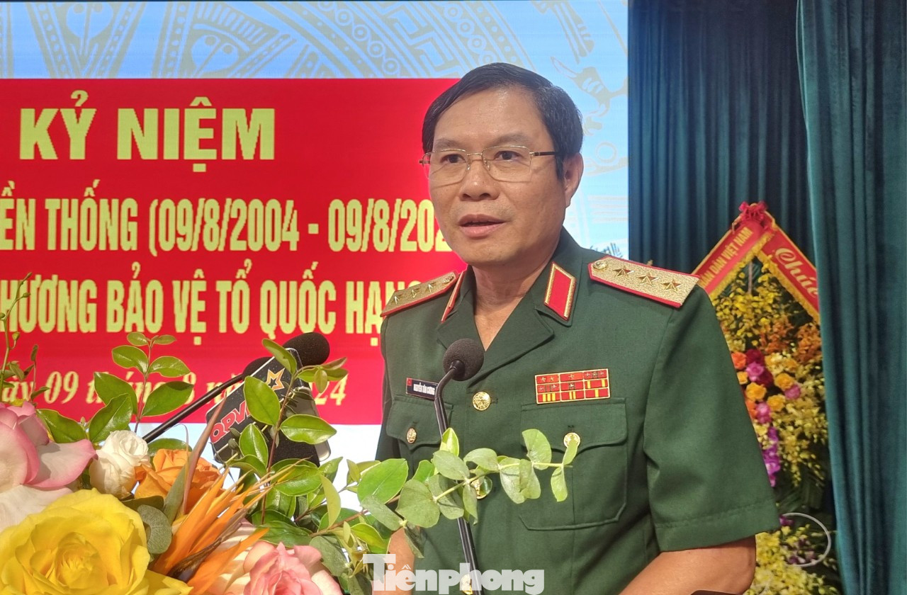 Thượng tướng Nguyễn Tân Cương phát biểu tại lễ kỷ niệm Thượng tướng Nguyễn Tân Cương phát biểu tại lễ kỷ niệm