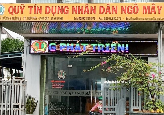 Quỹ Tín dụng nhân dân Ngô Mây.