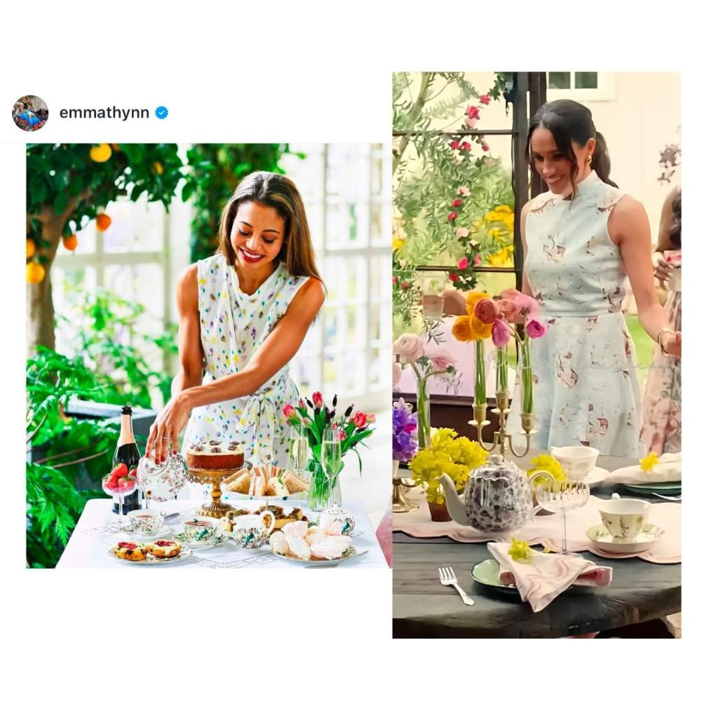 Meghan bị tố bắt chước Emma Thynn. Ảnh: X.