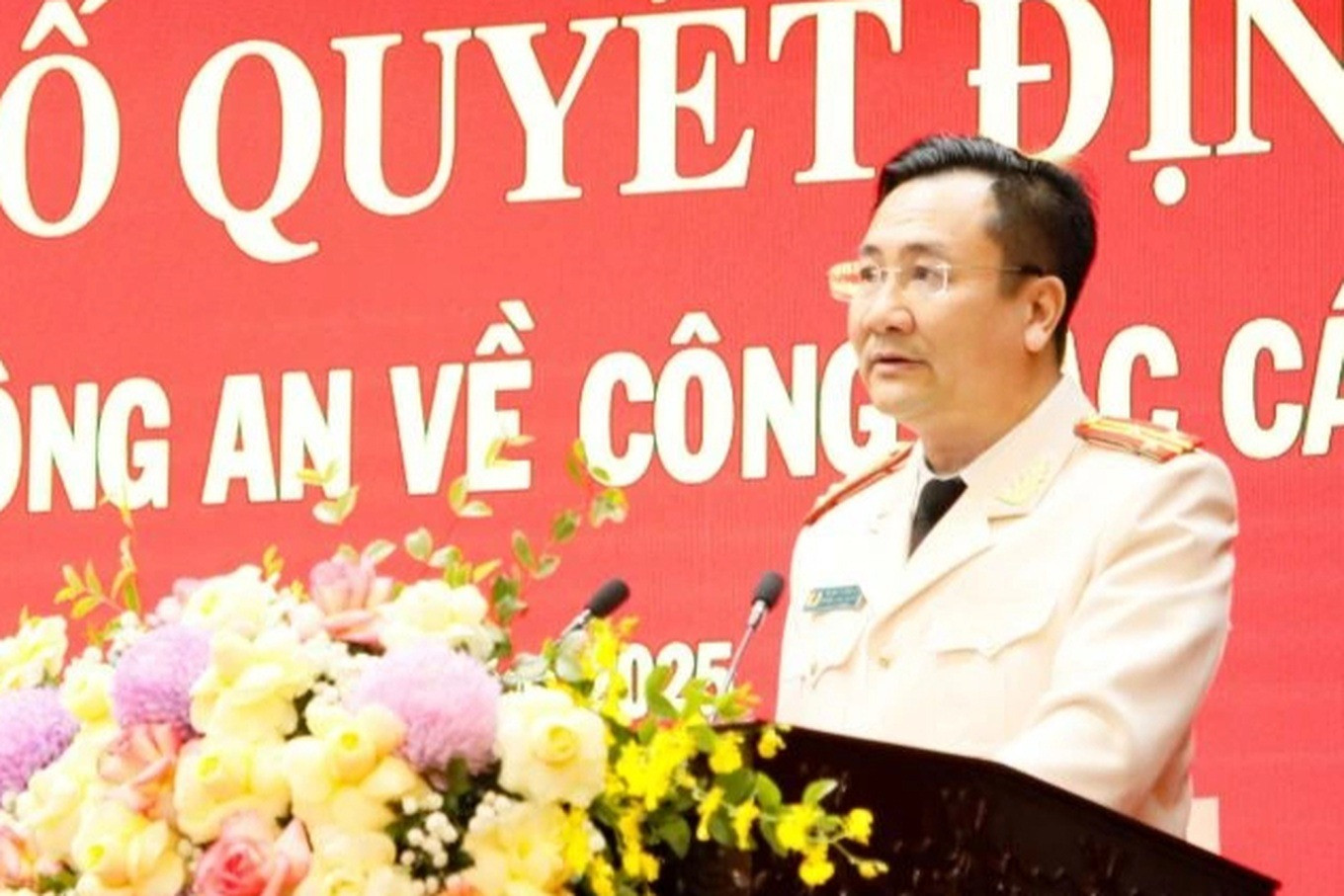 Thượng tá Phạm Thanh Tiến, tân Phó giám đốc Công an tỉnh Thái Bình. Ảnh: Công an tỉnh Thái Bình.