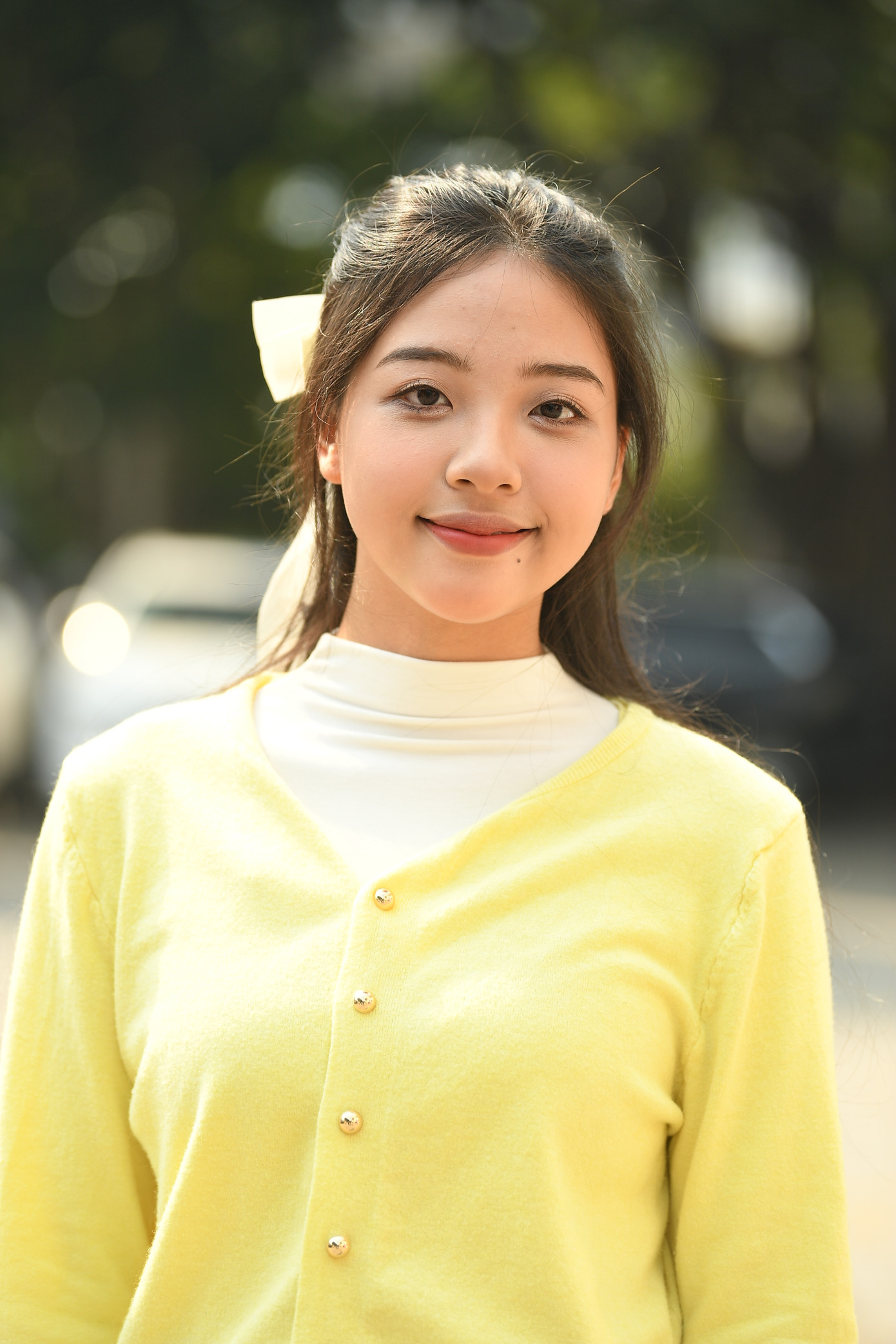 Nhật Linh muốn bước ra khỏi vùng an toàn thông qua cuộc thi Hoa hậu Việt Nam 2024. Ảnh: Dương Triều.