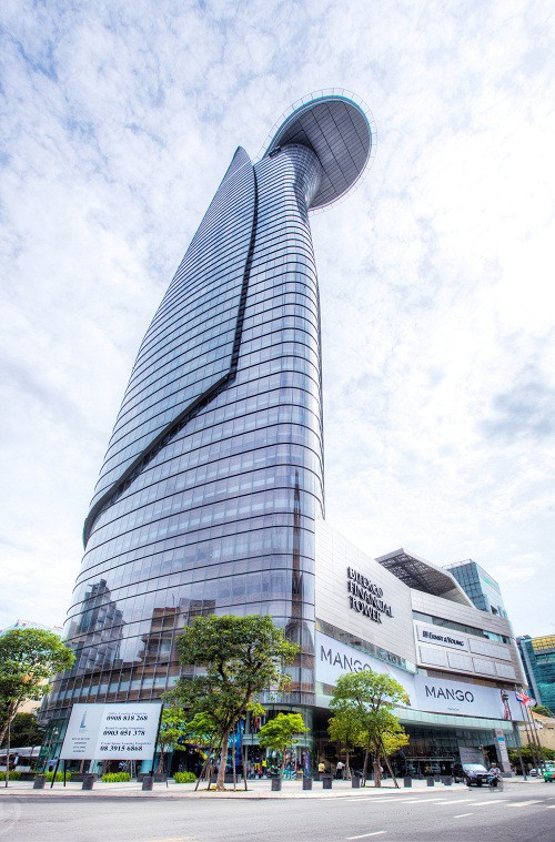 Tòa tháp Bitexco Financial Tower tại trung tâm thành phố Hồ Chí Minh. Tòa tháp Bitexco Financial Tower tại trung tâm thành phố Hồ Chí Minh