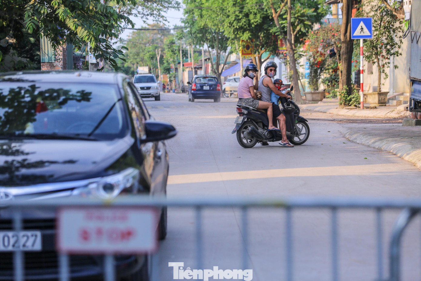 Nhiều người khi đi đến khu vực trên tỏ ra bất ngờ khi thấy chốt kiểm soát trên.