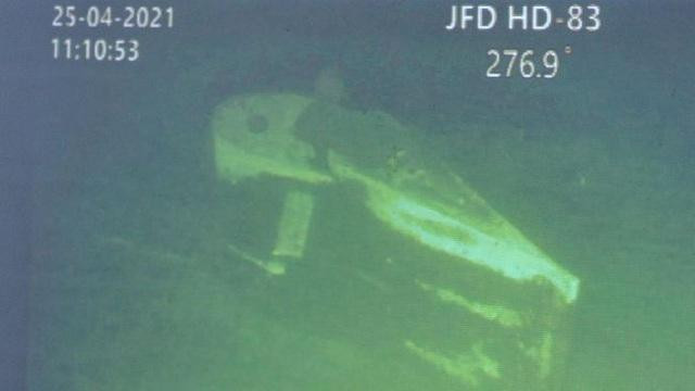 Một mảnh vỡ tàu ngầm KRI Nanggala 402 của Indonesia nằm dưới đáy biển (Ảnh: Antara). Một mảnh vỡ tàu ngầm KRI Nanggala 402 của Indonesia nằm dưới đáy biển (Ảnh: Antara).