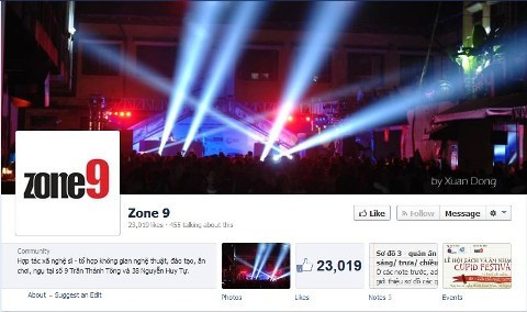 Facebook của Zone 9. Facebook của Zone 9