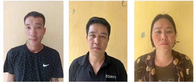 Các đối tượng bị khởi tố Các đối tượng bị khởi tố