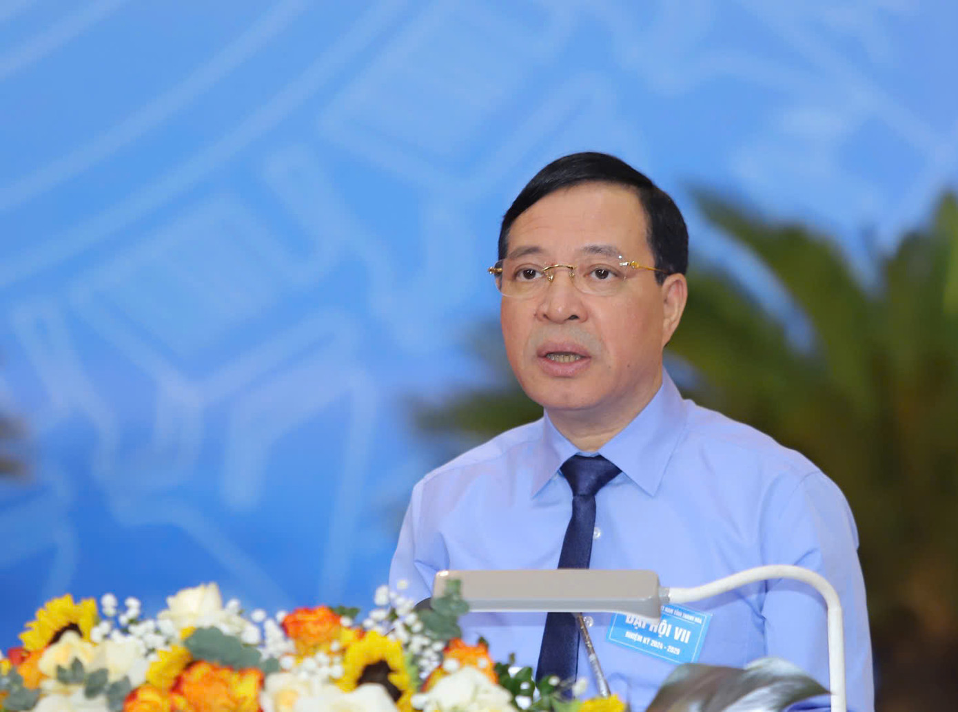 Đồng chí Lại Thế Nguyên - Phó Bí thư Thường trực Tỉnh ủy Thanh Hoá phát biểu chỉ đạo tại đại hội