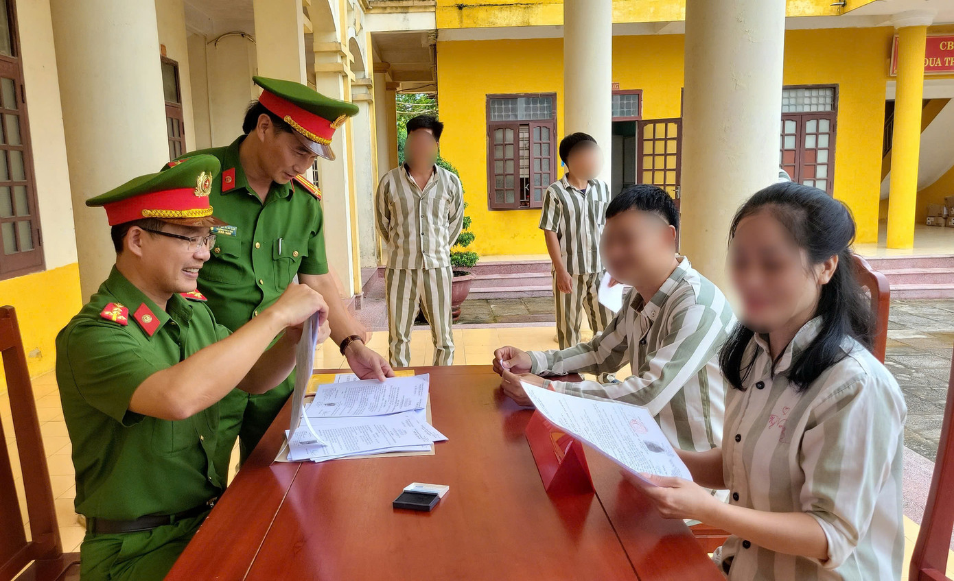 Các phạm nhân tại Trại tạm giam Công an tỉnh Thanh Hoá được đặc xá Các phạm nhân tại Trại tạm giam Công an tỉnh Thanh Hoá được đặc xá