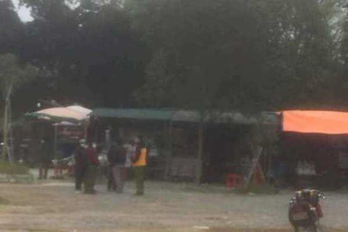 Hiện trường xảy ra vụ việc. Ảnh: CTV Hiện trường xảy ra vụ việc. Ảnh: CTV