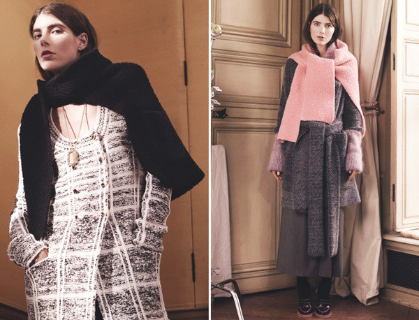 Mốt dùng áo len làm khăn quàng xuất hiện trên phố ảnh 1