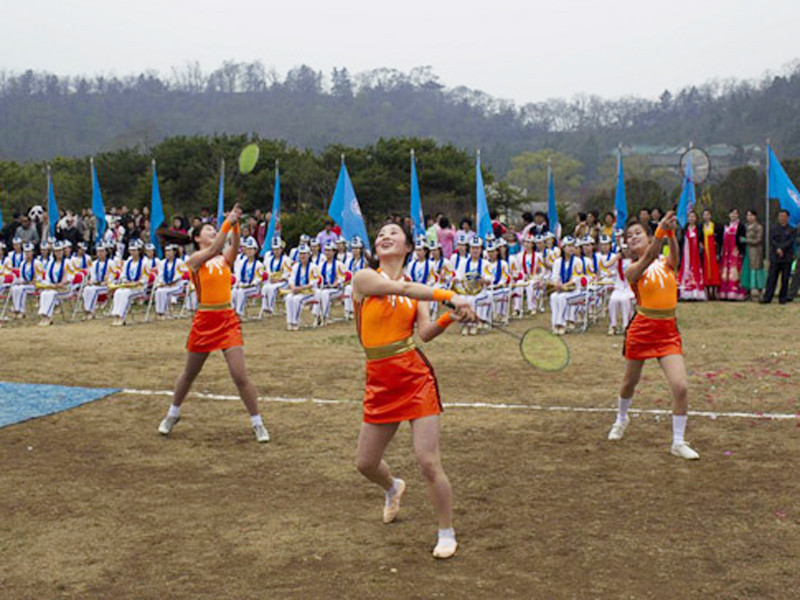 Một màn đồng diễn thể thao sôi động