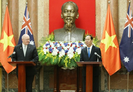 Chủ tịch nước Trần Đại Quang đón Toàn quyền Úc ảnh 5