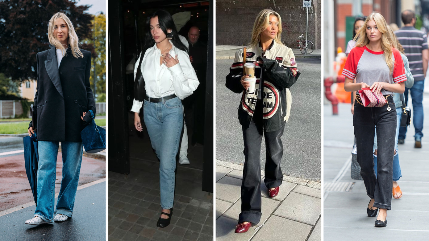 Làn sóng Ballet core đã mang theo sự trỗi dậy đầy mạnh mẽ của giày búp bê đế bệt.