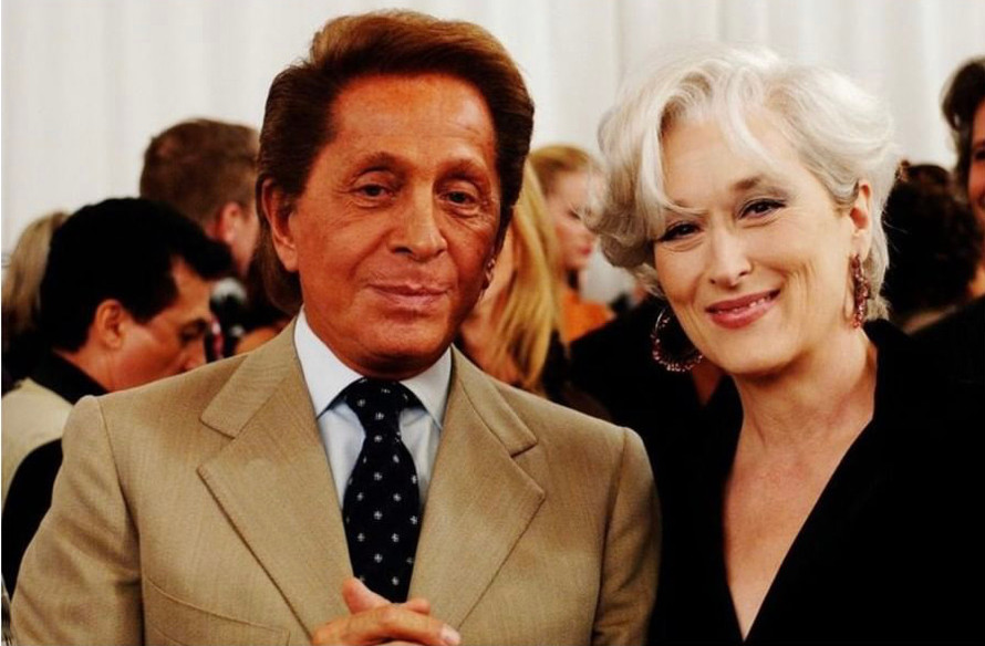 Giám đốc sáng tạo của Valentino từng xuất hiện bên cạnh Meryl Streep.