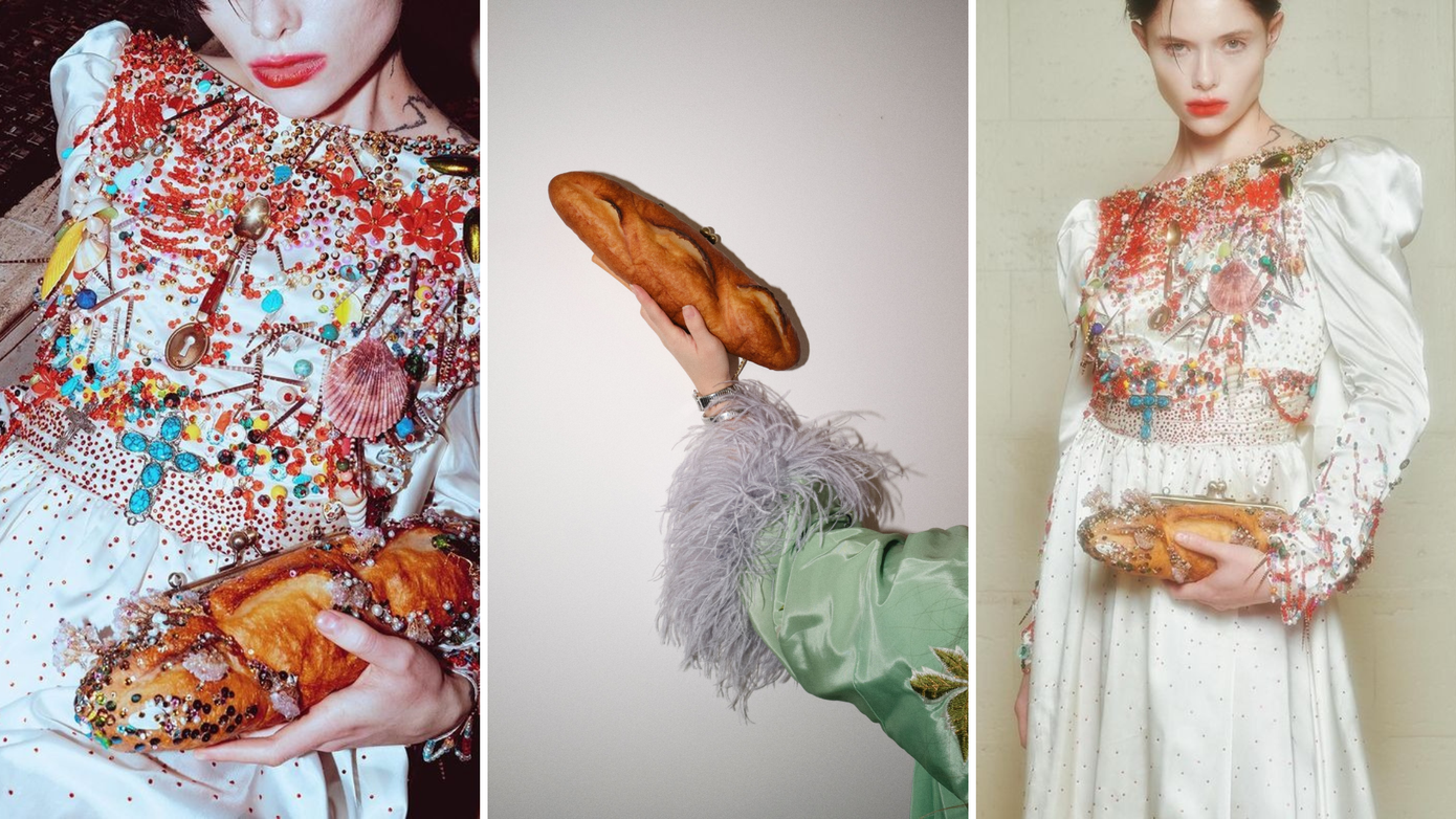 Có không ít nhà thiết kế lấy cảm từ ẩm thực để sáng tạo thời trang.