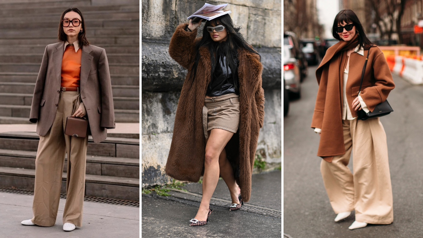 Áo trench coat dáng dài qua gối phối cùng một chiếc mini skirt ngắn là một gợi ý lý tưởng.