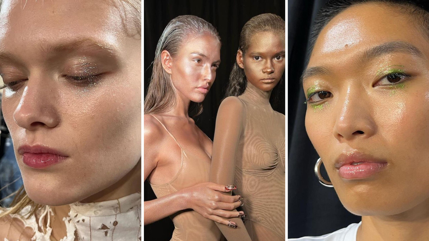 Phủ nhẹ nhàng một chút kim tuyến để ưu tiên giữ sự tự nhiên và nữ tính cho lớp trang điểm. Phủ nhẹ nhàng một chút kim tuyến để ưu tiên giữ sự tự nhiên và nữ tính cho lớp trang điểm.