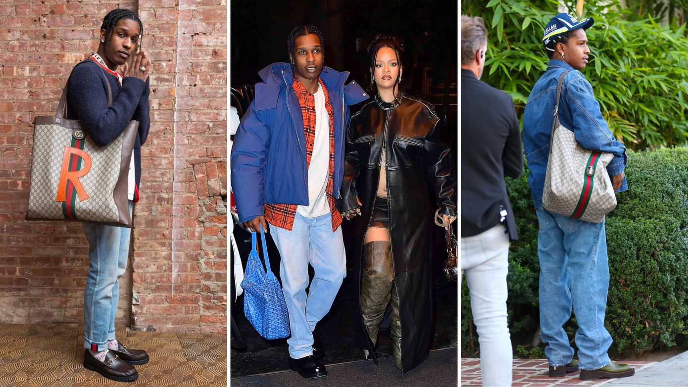 Nam rapper A$AP Rocky có cả một bộ sưu tập túi xách phong phú và đáng mơ ước.