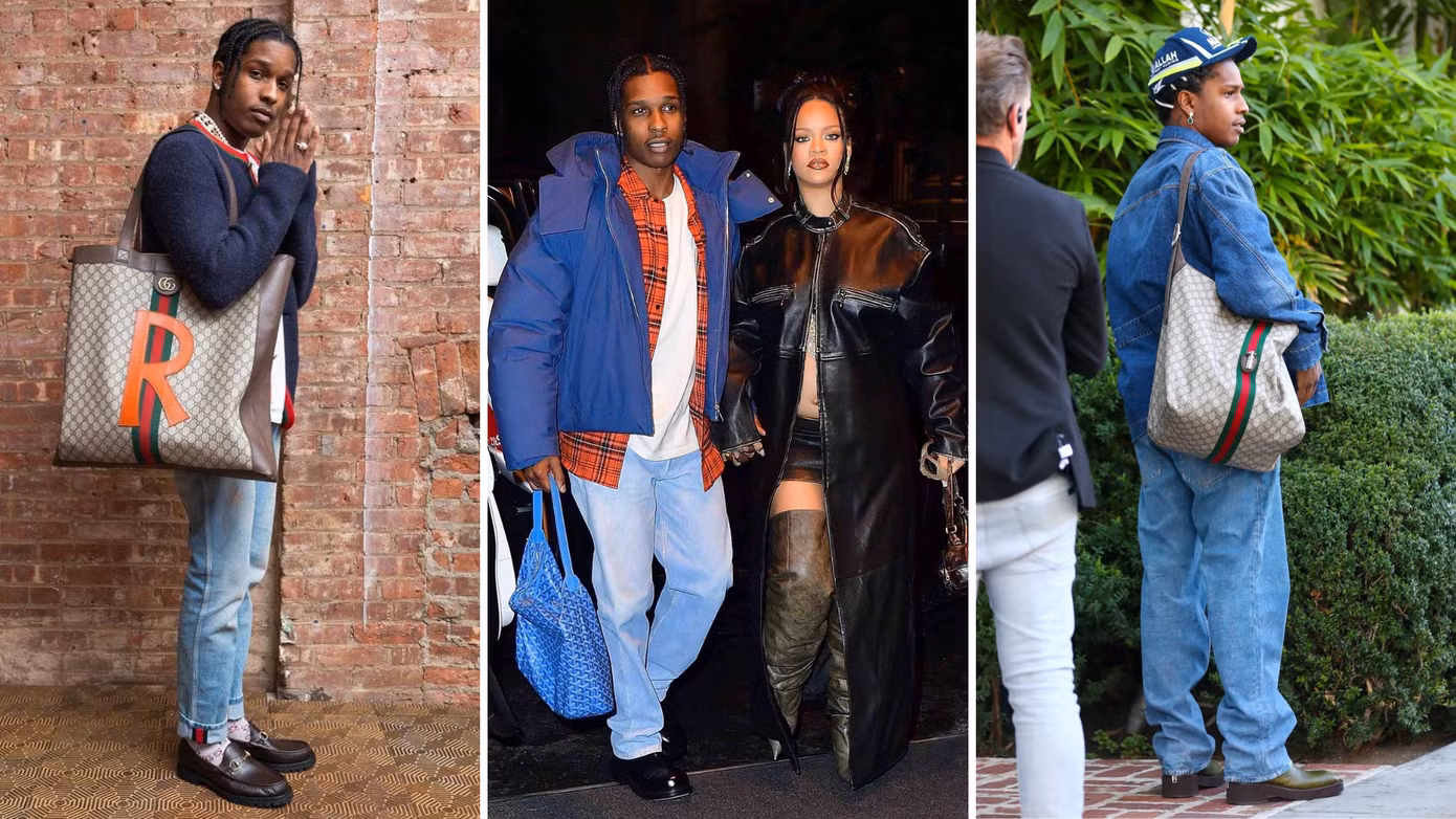 Nam rapper A$AP Rocky có cả một bộ sưu tập túi xách phong phú và đáng mơ ước.