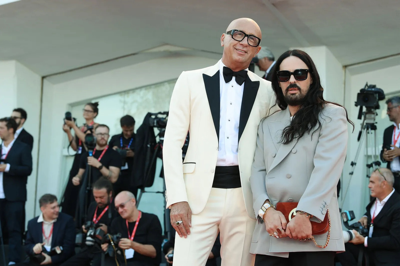 Marco Bizzarri - cựu CEO của Gucci, cùng Alessandro Michele - cựu giám đốc sáng tạo.