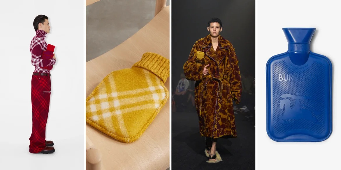 Burberry đã gây tranh cãi khi tung ra túi chườm có họa tiết ca rô bằng len