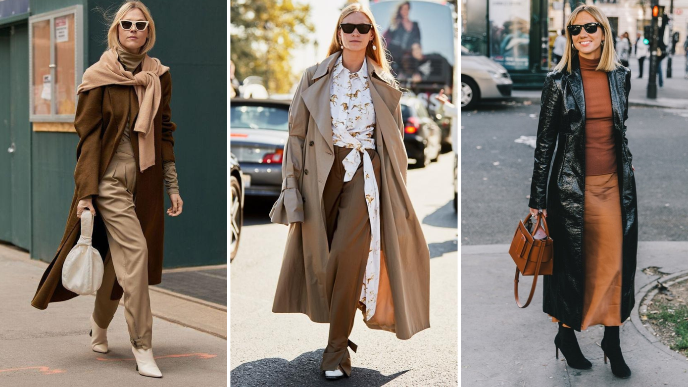 Thay vì kết hợp áo blazer oversized, vai rộng với một chiếc quần ống rộng, thì hãy đổi gió một xíu với một đầm/váy dài, dáng ôm.