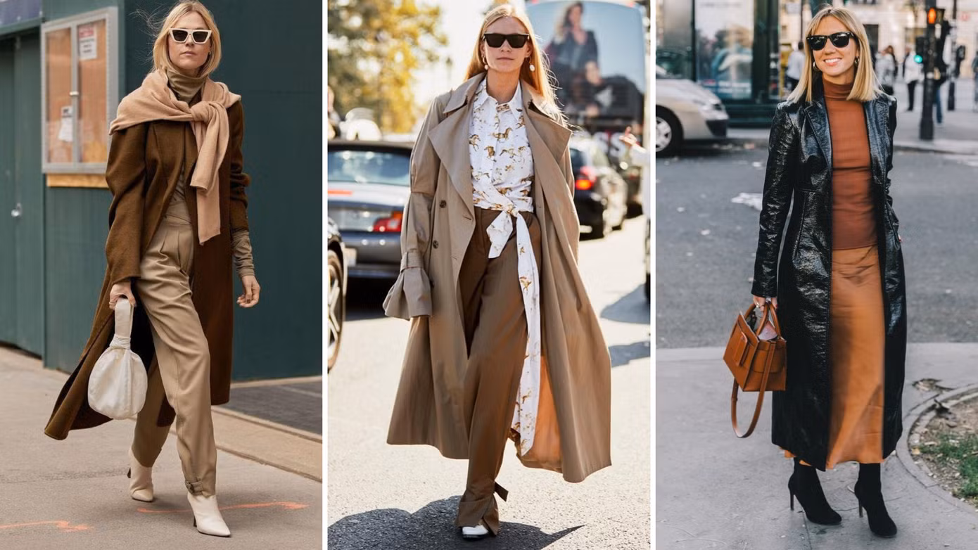 Thay vì kết hợp áo blazer oversized, vai rộng với một chiếc quần ống rộng, thì hãy đổi gió một xíu với một đầm/váy dài, dáng ôm.