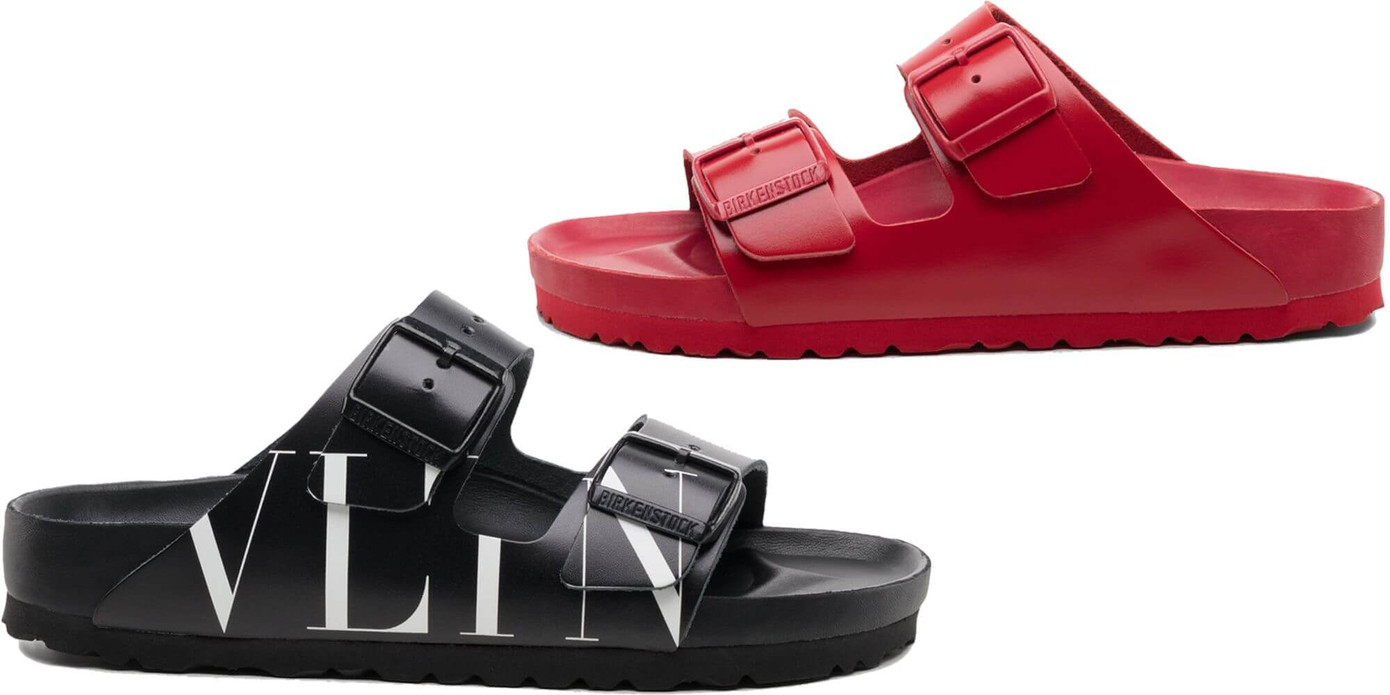 Birkenstock hợp tác với Valentino vào năm 2019.