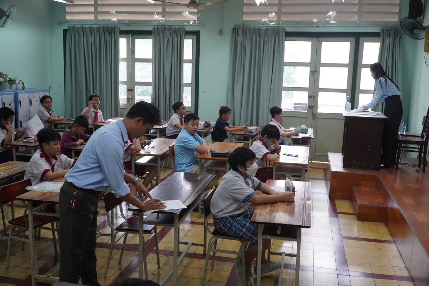 Năm học 2025-2026, Trường THCS-THPT Trần Đại Nghĩa tuyển sinh 350 học sinh lớp 6. Tổng số thí sinh đăng ký dự khảo sát là 4.851 thí sinh, tương đương 14 thí sinh dự thi mới có một em trúng tuyển.