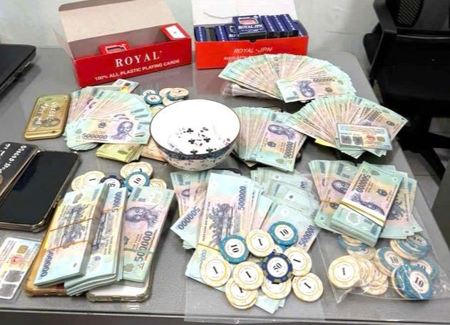 Tang vật công an thu giữ Tang vật công an thu giữ