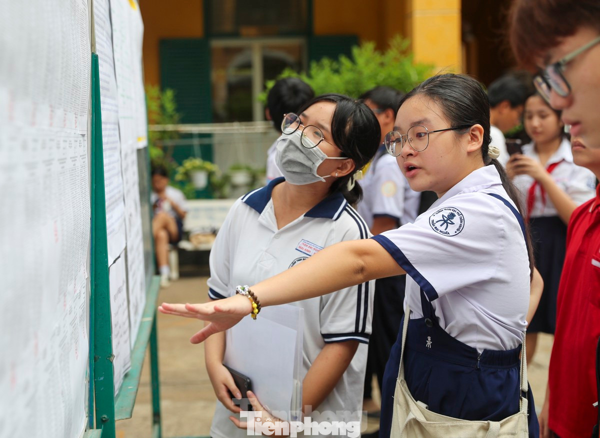 Thí sinh tham dự kỳ thi tuyển sinh lớp 10 năm học 2024-2025 tại TPHCM. Ảnh: Duy Anh