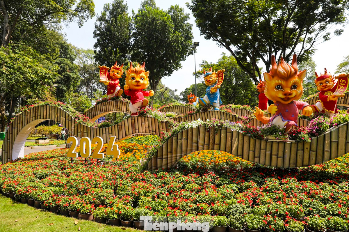 Hội hoa xuân TPHCM Tết 2024. Ảnh: Duy Anh