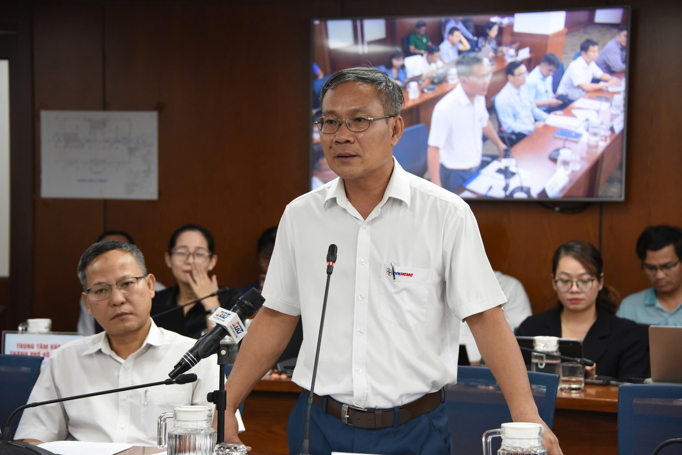 Ông Bùi Trung Kiên, Phó Tổng Giám đốc Tổng công ty Điện lực TPHCM. Ảnh: K.S