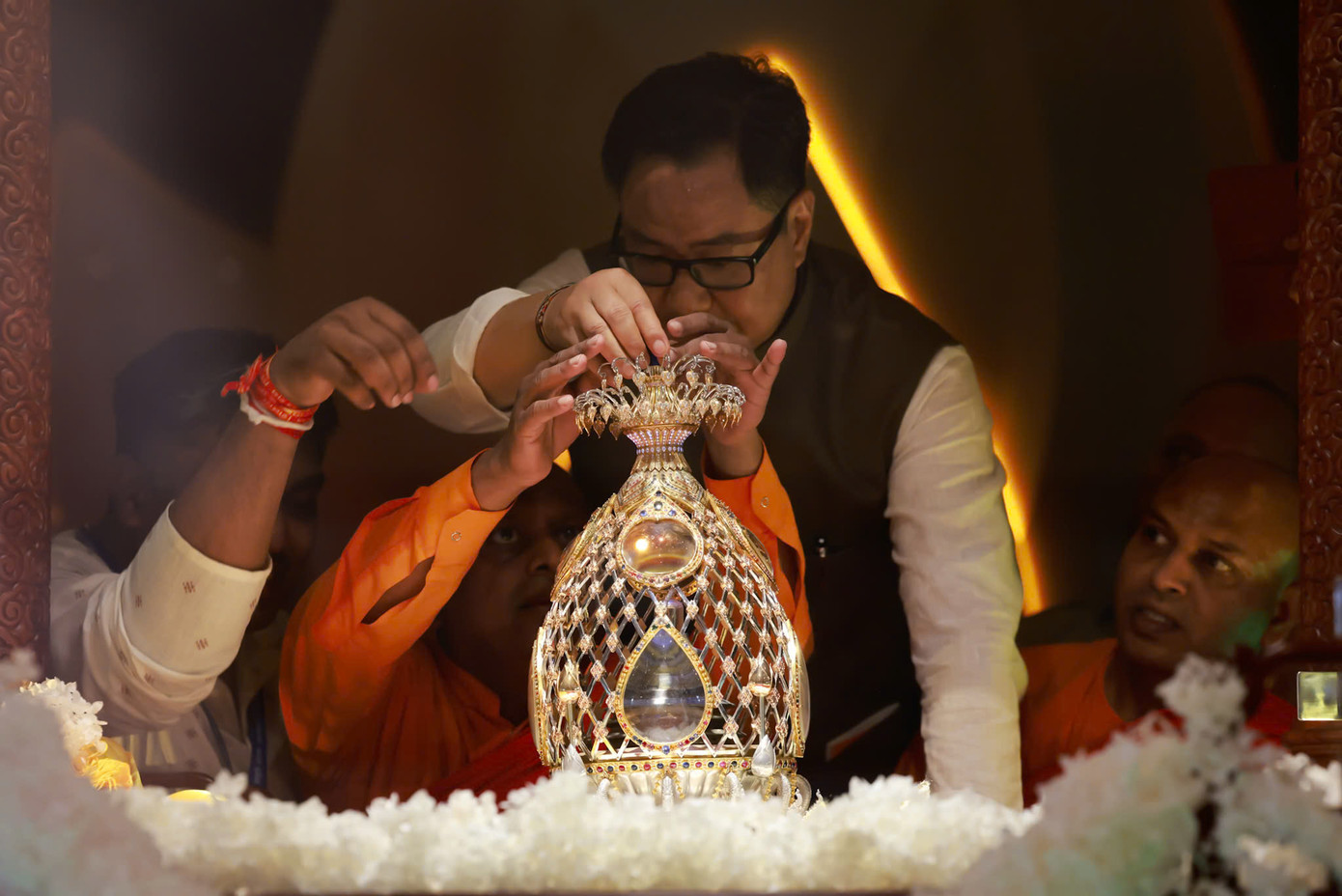 Người dân có thể chiêm bái Xá lợi Đức Phật tại TPHCM từ ngày 2/5. Người dân có thể chiêm bái Xá lợi Đức Phật tại TPHCM từ ngày 2/5.