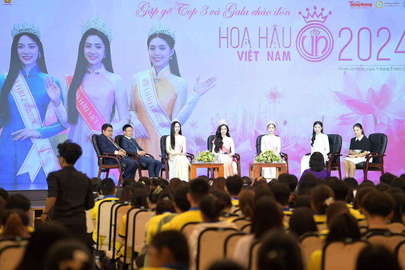 Toàn cảnh buổi gặp gõ top 3 và gala chào đón Hoa hậu Việt Nam 2024 Toàn cảnh buổi gặp gõ top 3 và gala chào đón Hoa hậu Việt Nam 2024